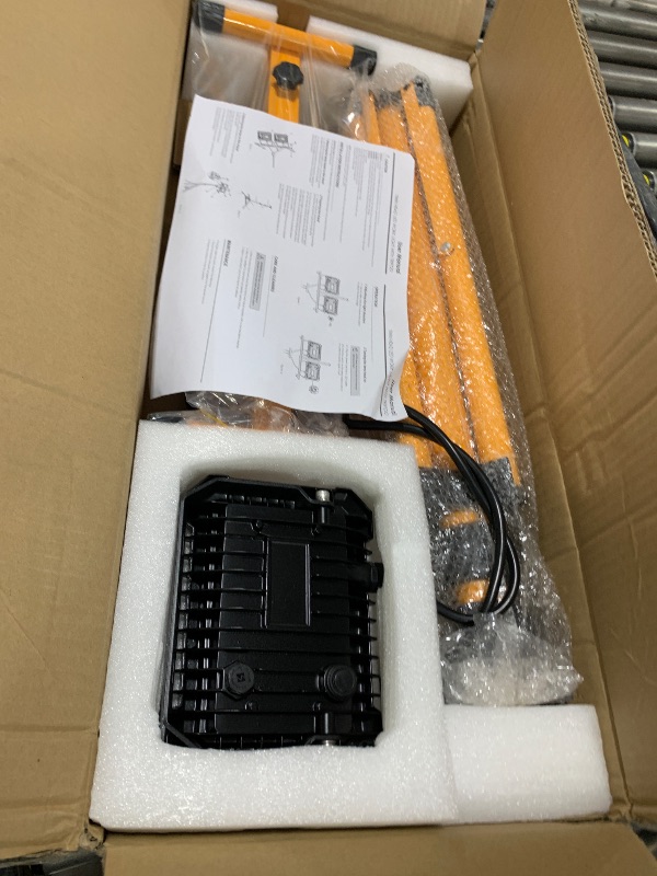 Photo 1 of  LED Work Light with Stand, 10000 Lumen 2 Head Portable Work Lights on Stand, with Adjustable and Foldable Tripod Stand, Waterproof Work Light with Individual Switch for Construction Job Site Workshop 