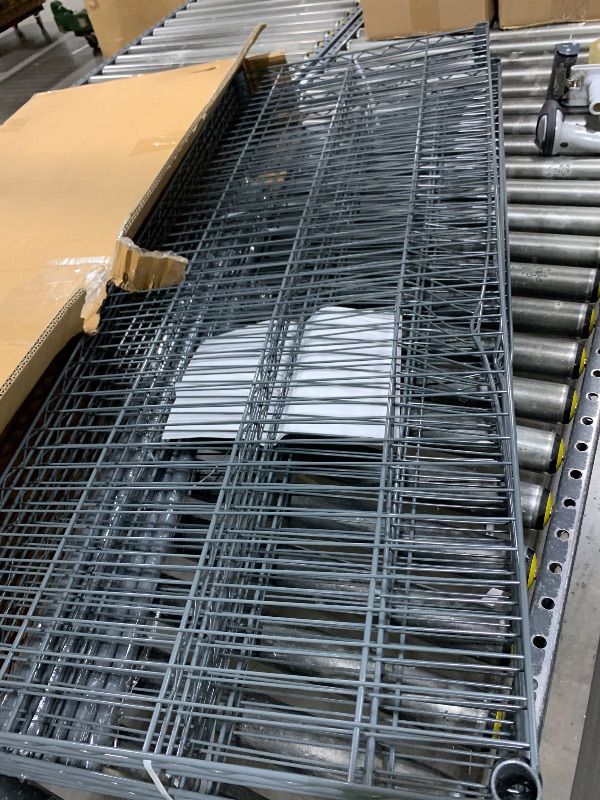 Photo 1 of Land Guard 5 Tier Storage Racks and Shelving - 48" L x 20" W x 72" H Heavy Steel Material Pantry Shelves - Each Unit Loads 350 Pounds Wire Shelf, Suitable for Warehouses, Closets, Kitchens…