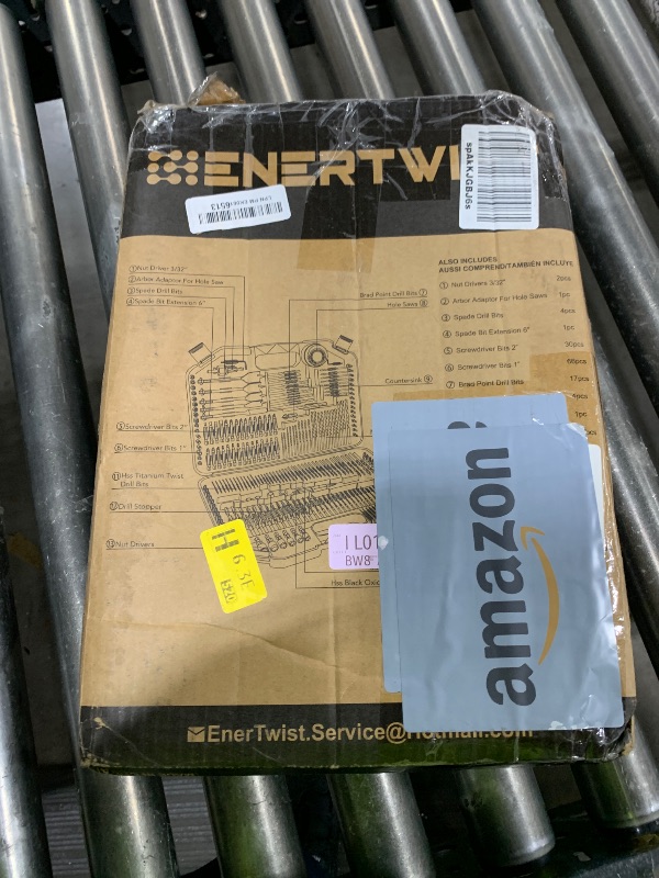 Photo 1 of  EnerTwist Drill Bit Set, 246-Pieces Drill Bits and Driver Set for Wood Metal Cement Drilling and Screw Driving, Full Combo Kit Assorted in Plastic Carrying Case, ET-DBA-246 