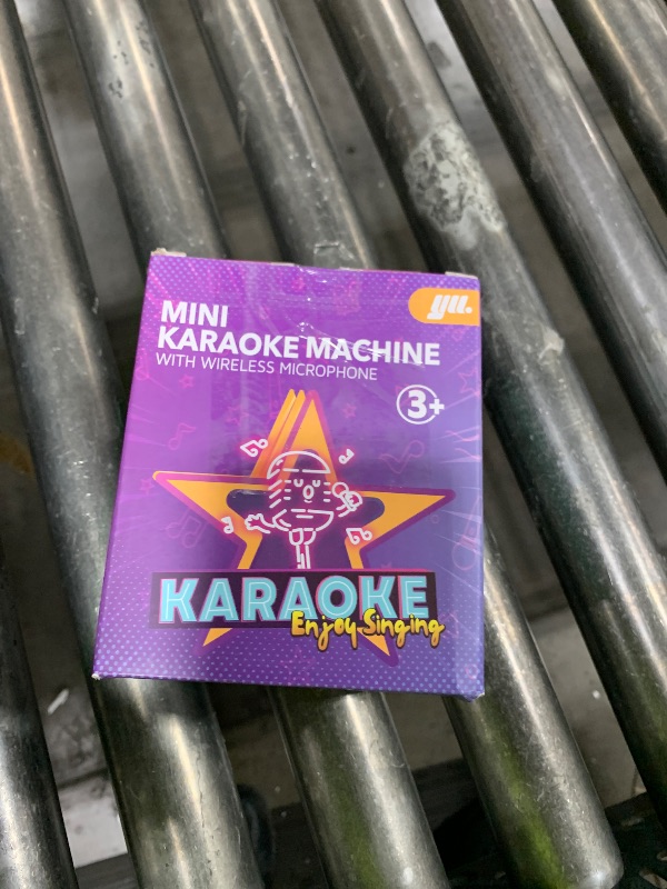 Photo 1 of YLL Mini Karaoke Machine with 2 Wireless Microphones, TOP Kids Gifts for Girls Ages 3, 4, 5, 6, 7, 8, 9,10,11,12 +Year Old, 4-12 Years Old Birthday Toy Gift for Girls Boys Party (Purple)