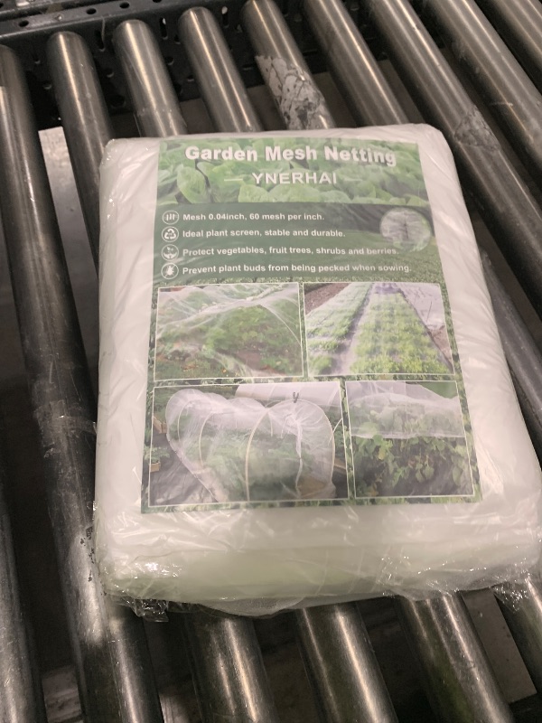 Photo 1 of 10 X 50FT Garden Mesh Netting Barrier,Fruit Tree Plant Netting for Vegetable Blueberry Bushes Plant Row Cover Screen Protection