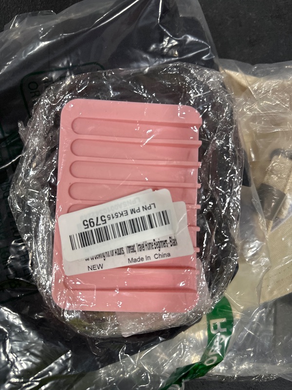 Photo 1 of Self Draining Soap Holder Silicone Soap Dish for Shower, Bathroom, Kitchen, Bath Tub,Keep Soap Bars Dry Clean,Easy Clean,Extend Soap Life (Light Pink)