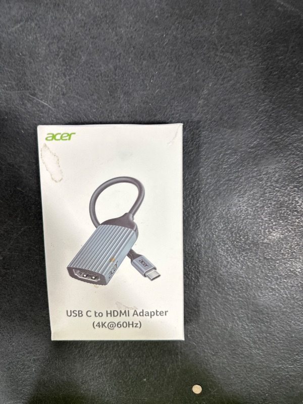 Photo 1 of acer USB-C to HDMI Adapter 4K@60Hz, (High Speed, Thunderbolt 3/4) Type C to HDMI Converter Compatible with MacBook Pro/Air, iPhone 16 15 Pro/Max, iPad Pro/Air, Surface, Dell XPS, Chromebook and More