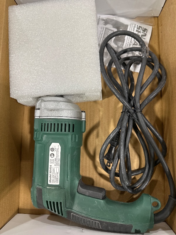 Photo 1 of PacTool SS404 Contractor Grade Snapper Shear - Electric Cutter for Fiber Cement Siding - Power Tools for Professionals