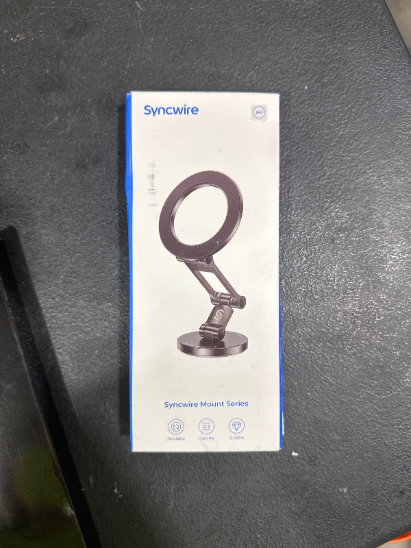 Photo 1 of Syncwire Fits MagSafe Car Mount for Car Dash&Tesla Screen[All-Metal] Magnetic Phone Holder, [Flexible Three-axis]360° Rotation Car Mount Strong Magnets Car Phone Holder for iPhone 16 15 14 13 Pro Max