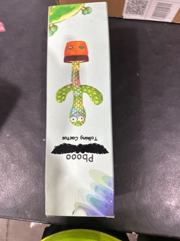 Photo 1 of Hunfur Talking Cactus Toy That Talks Back,Volume Adjustment Dancing Mimicking Cactus Baby Toy,Singing Record Repeat What You Say, Sunny Silly Light Up Tummy Time Funny Gift for Toddler Boys Girls Toys