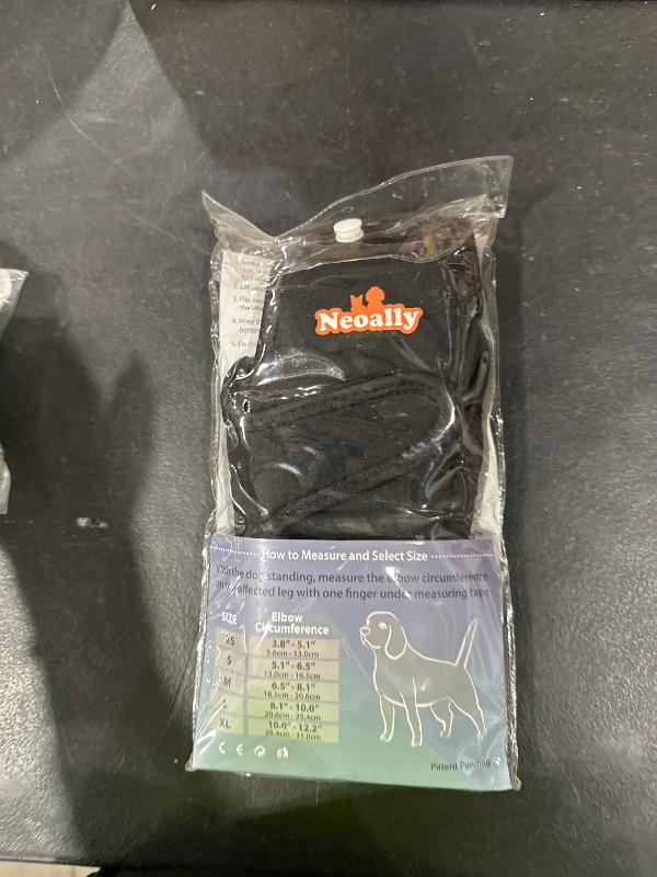 Photo 1 of NeoAlly Dog Elbow Support Brace With Metal Inserts for Canine Elbow and Shoulder Support Elbow Hygroma, Dysplasia, Orthosis, Calluses, Pressure Sores and Shoulder Dislocation (Pair, Medium)
