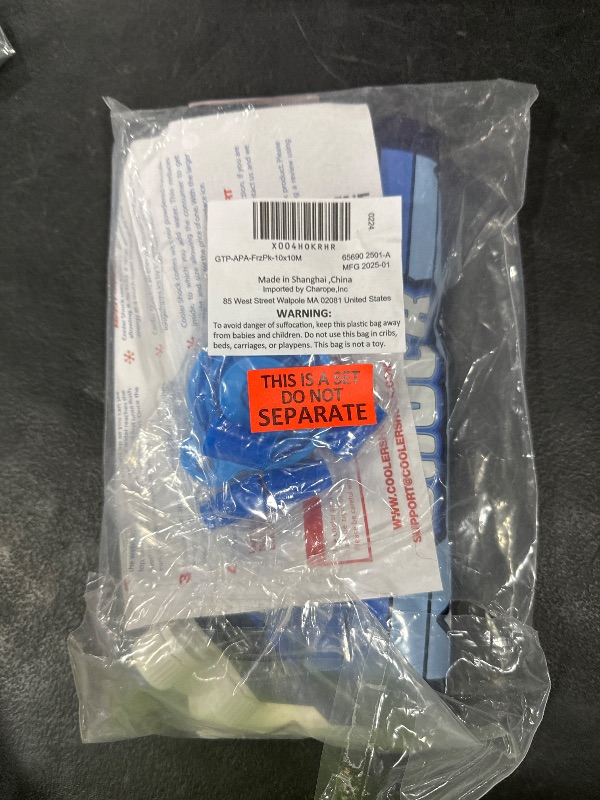 Photo 1 of Cooler Shock Ice Packs for Cooler - Long Lasting, Reusable Freezer Packs for Coolers, Camping Gear, Fishing, Road Trips, Beach Must Haves, Medium