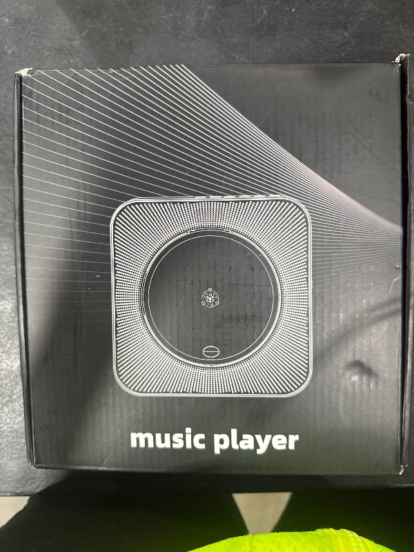 Photo 1 of Gueray CD Player Portable Bluetooth Desktop CD Player for Home with Timer Built-in HiFi Speakers with LCD Screen Display Boombox FM Radio USB Type-c