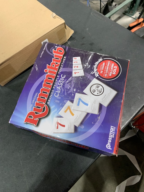 Photo 1 of Pressman Rummikub - The Original Rummy Tile Game | Exciting Family Game of Strategy and Luck | Promotes STEM Skills | For Kids, Teens, Adults | 2-4 Players, Ages 8+