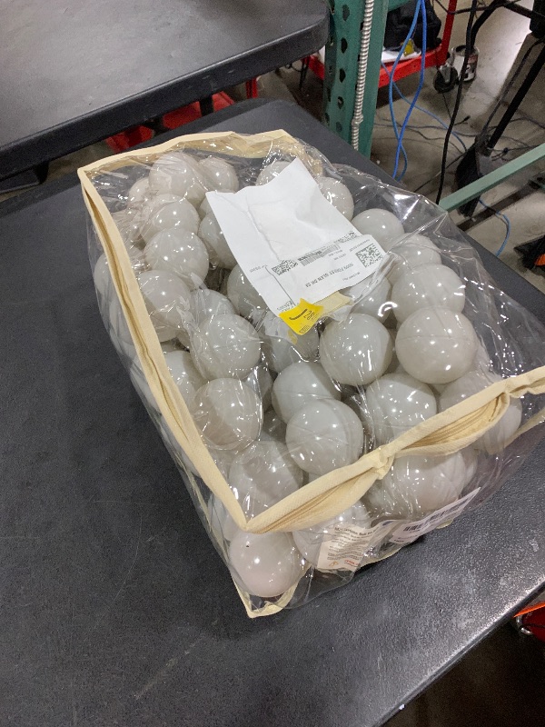 Photo 1 of MoonxHome Ball Pit Balls Crush Proof Plastic Children's Toy Balls Macaron Ocean Balls 2.15 Inch Pack of 100 Light Gray