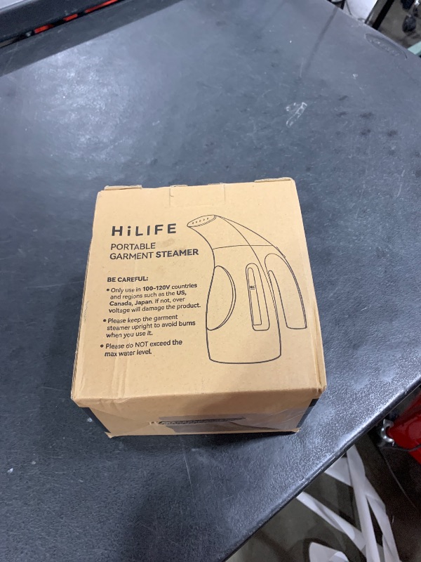 Photo 1 of HiLIFE Steamer for Clothes, Portable Handheld Design, 240ml Big Capacity, 700W, Strong Penetrating Steam, Removes Wrinkle, for Home, Office(ONLY FOR 120V)