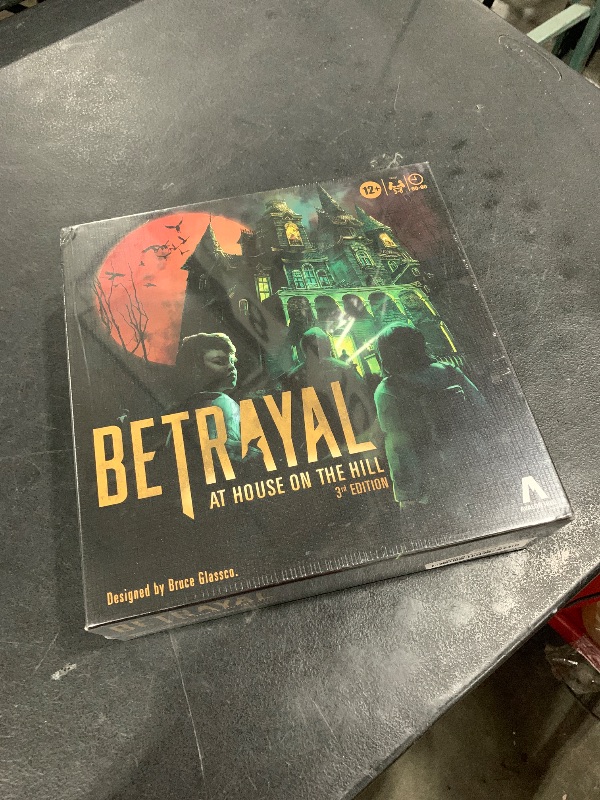 Photo 1 of Avalon Hill Hasbro Gaming Betrayal at The House on The Hill 3rd Edition Cooperative Board Game,Ages 12 and Up,3-6 Players,50 Chilling Scenarios