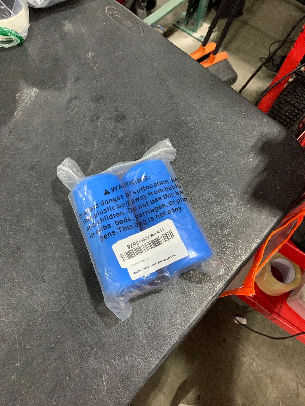 Photo 1 of Hikeen Thick Bar Dumbbell Grips,Non Slip Hard Rubber Barbell Grips,Grips for Weight Lifting, Muscle Building-2.25" Outer Diameter