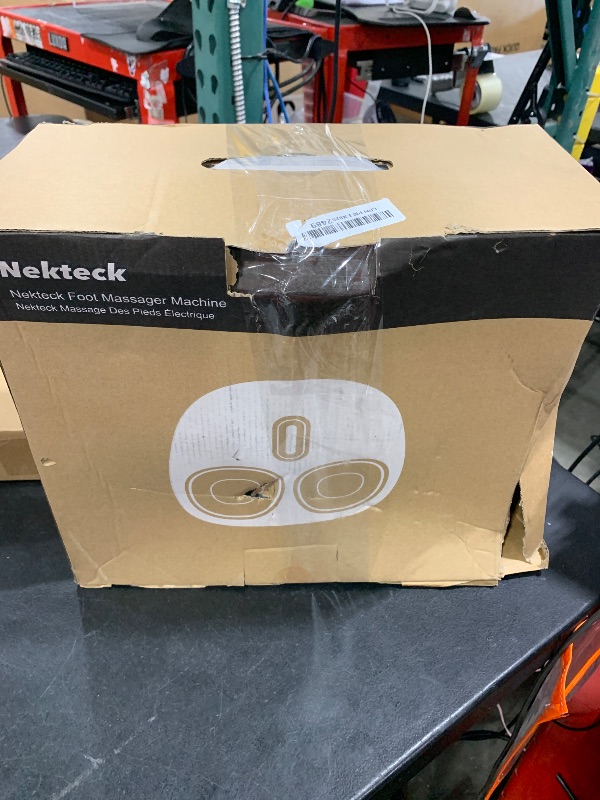 Photo 1 of Nekteck Shiatsu Foot Massager with Heat, Deep Kneading Therapy Air Compression, Feet Massage Improve Blood Circulation Foot Wellness Soothing Pain Relief, Relax for Home Office Use, FSA HSA Eligible