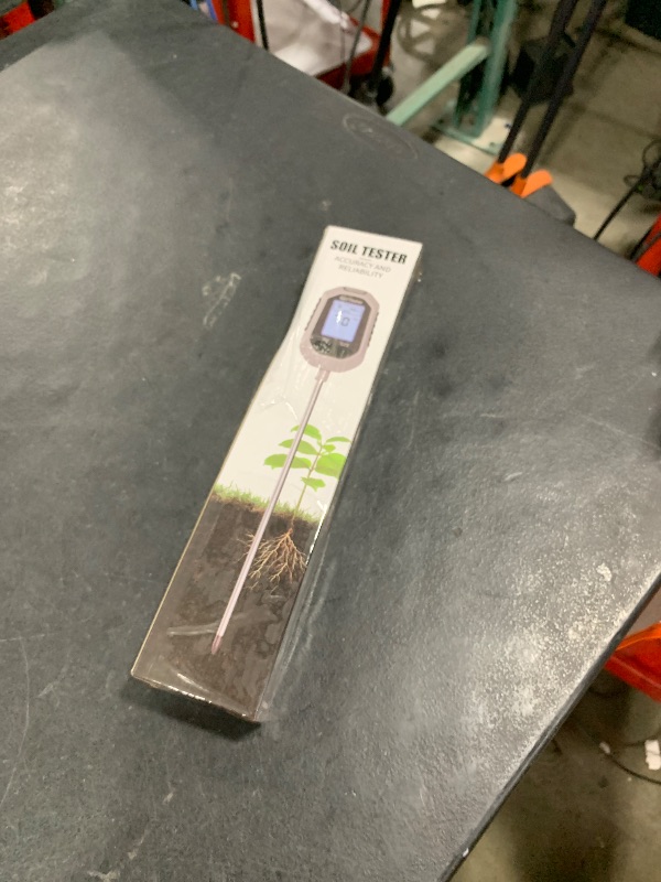 Photo 1 of YAMRON 4-in-1 Soil Moisture Meter Digital Plant Temperature/Soil Moisture/PH Meter/Sunlight Intensity Backlight LCD Display Soil Test Meter for Gardening, Farming and Outdoor Plants