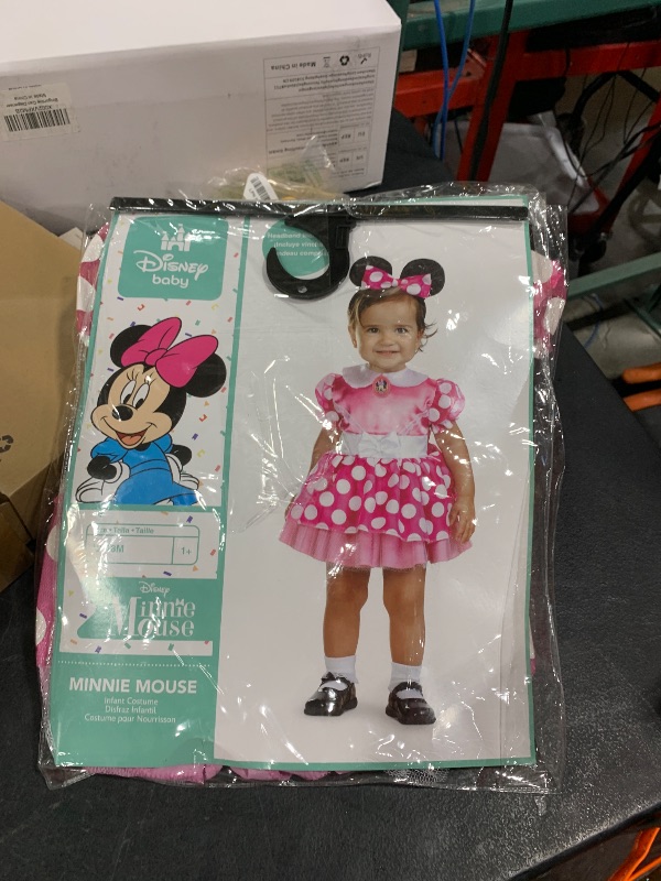 Photo 1 of Minnie Mouse Clubhouse - Pink Minnie Mouse Infant Costume 12-18 Months