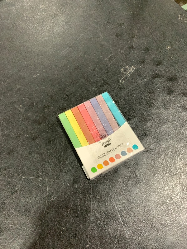 Photo 1 of Mr. Pen- Aesthetic Cute Pastel Highlighters Set, 8 pcs, Chisel Tip, Candy Colors, No Bleed Bible Assorted Colors