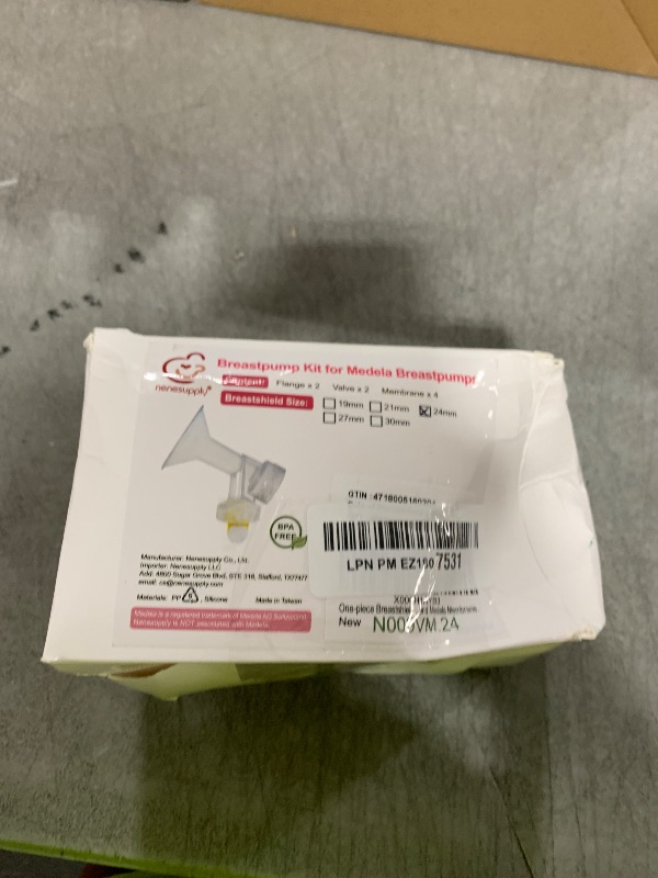 Photo 1 of Nenesupply Pump Parts with 24mm Flanges Compatible with Medela Breastpump Incl. Flange Breastshield Valve Membrane for Pump in Style Symphony Swing Not Original Medela Pump Parts