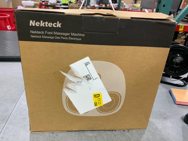 Photo 1 of Nekteck Shiatsu Foot Massager Machine and Heat, Air Compression with Deep Kneading Therapy, Relax for Home or Office (Large Size)