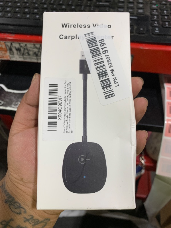 Photo 1 of THT02 Wireless CarPlay Adapter, Supports Netflix, YouTube, Convert OEM Wired to Wireless CarPlay, Plug & Play for 2016+ Cars Need Support Wired CarPlay with iOS 10+