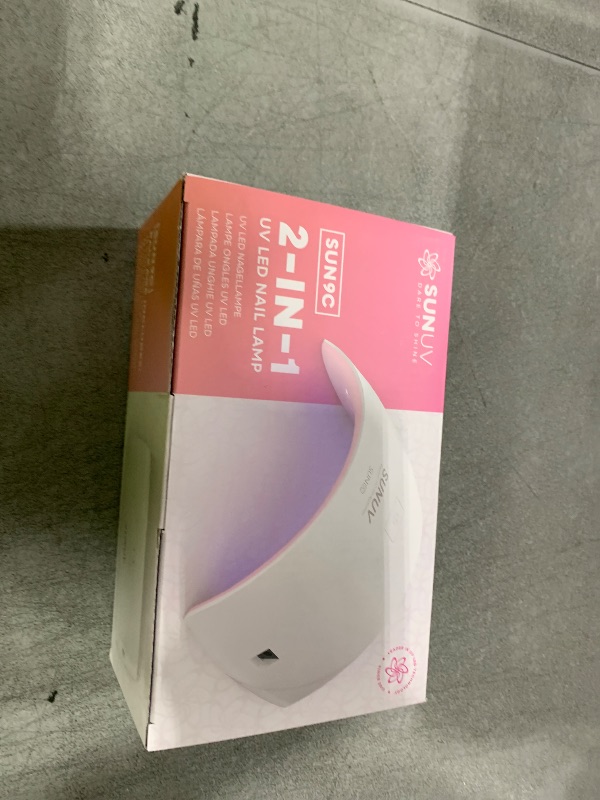 Photo 1 of SUNUV UV Nail Lamp, Nail Dryer for Gel Nail Polish UV Light for Gel Nails with Sensor 2 Timers SUN9C Pink Gift for Women Girls