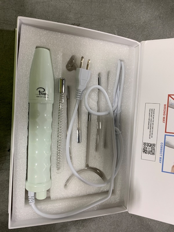 Photo 1 of NuDerma Clinical Skin Therapy Wand - Portable Skin Therapy Machine w 6 Fusion Neon + Argon Wands – Anti Aging - Clarifying - Skin Tightening & Radiance - Wrinkle Reducing
