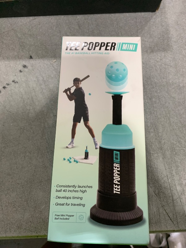 Photo 1 of Bandit Sports Baseball Training Mini Tee Popper, Hitting Tee for Perfect Swings, Batting Machine for Practicing Hitting Without a Pitcher (1 Popper Ball Included)