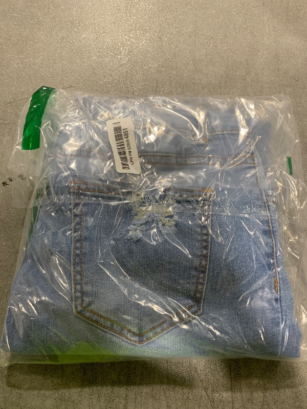 Photo 1 of Sidefeel Women's Fashion Jeans High Waisted Boyfriend Ripped Straight Leg Denim Pants Sky Blue Size 8