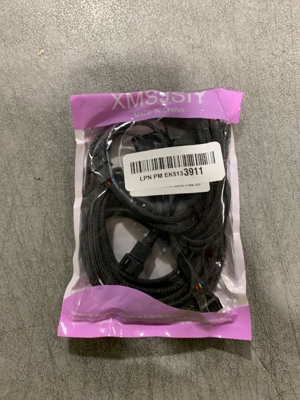 Photo 1 of XMSJSIY SATA to 3 Pin 4 Pin PWM Fan Adapter Splitter Hub for 12V Desktop Computer Cooler Case Fans, 2 Pieces Packing
