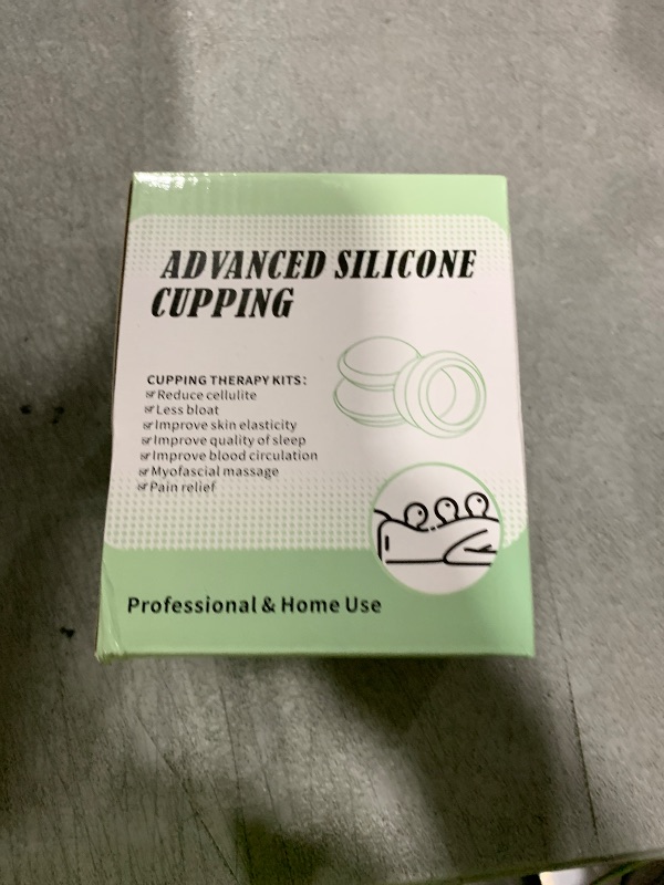 Photo 1 of H-BDAY Silicone Cupping Therapy Set, Professional Studio and Home Cupping Set, Chinese Massage Cups for Cellulite Reduction & Muscle & Joint Pain Relief