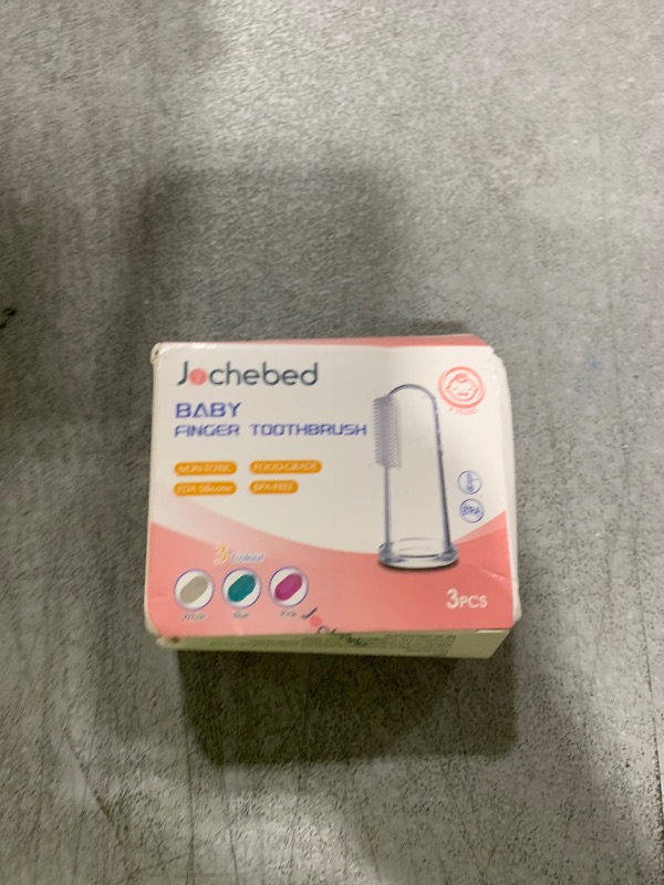 Photo 1 of Jochebed Baby Finger Toothbrush for Training Teething - Infant & Toddles & Lids Teeth Brush Soft Babies Toothbrushes Oral Cleaning Massager to Train Your Child Healthy Oral Habits -3 PCS