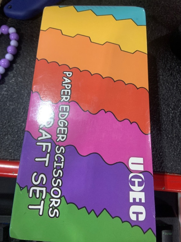 Photo 1 of UCEC Craft Scissors - Decorative Edge, 6 Pack Extended Pattern Scissors with Different Designs, Fun for Kids, Teachers, Crafts, Scrapbooking, DIY Photos, Album9