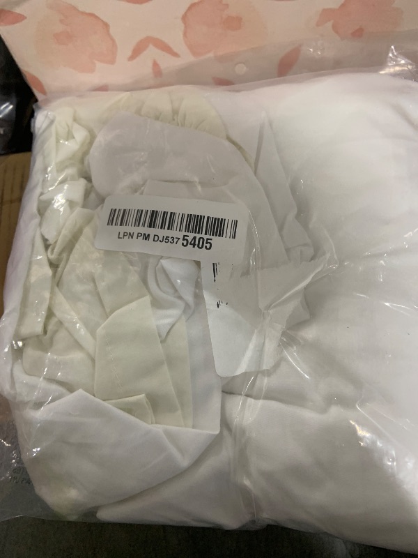 Photo 1 of American Baby Company 100% Natural Cotton Percale Ruffled Crib Skirt, Cream, 52"L x 28"W + 13.5"