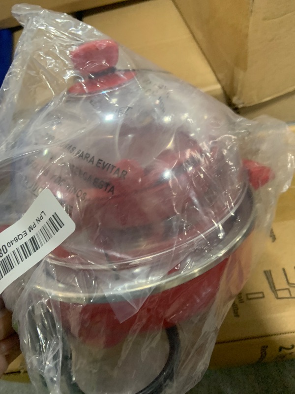 Photo 1 of DASH Rapid Egg Cooker: 6 Egg Capacity Electric Egg Cooker for Hard Boiled Eggs, Poached Eggs, Scrambled Eggs, or Omelets with Auto Shut Off Feature - Red