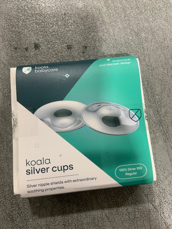 Photo 1 of Koala Babycare The Original Nursing Cups 100% Silver – Nipple Shields for Nursing Newborn - Breastfeeding Essentials Protect and Soothe Cracked Nipples - Standard Size