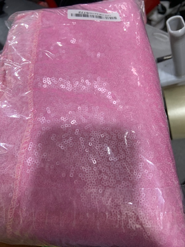 Photo 1 of Hahuho Pink Sequin Backdrop Curtain, 2PCS 2FTx8FT Glitter Backdrop Curtain for Parties, Christmas, Wedding, Banquet Decoration?2 Panels, 2FT x 8FT, Pink?