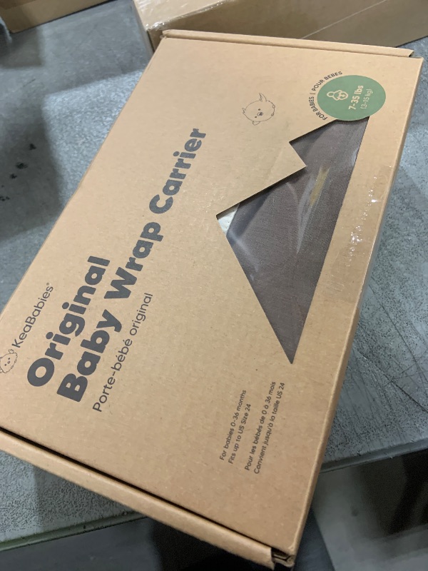 Photo 1 of KeaBabies Baby Wrap Carrier - All in 1 Original Baby Carrier Newborn to Toddler Sling, Easy to Wear, Hands Free Bonding, Lightweight, Breathable Infant Wraps (Saddle Brown)