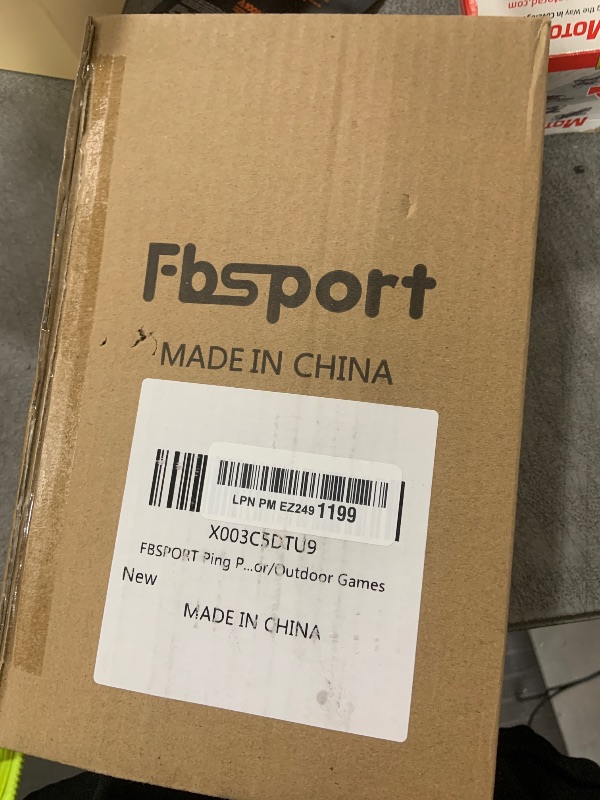 Photo 1 of FBSPORT Ping Pong Paddle Set, Portable Table Tennis Set with Retractable Net,Rackets,Balls and Carry Bag for Indoor/Outdoor Games