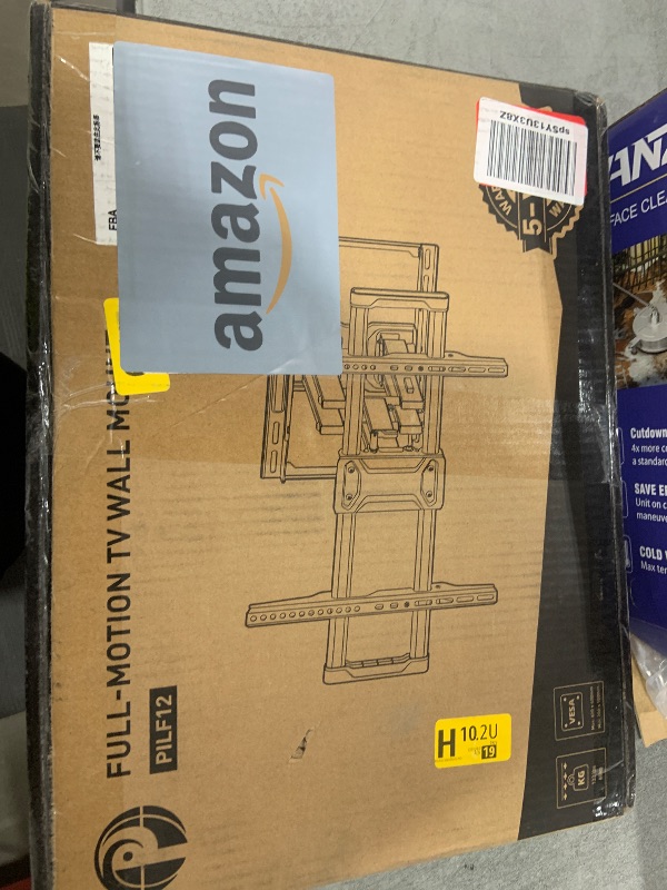 Photo 1 of Pipishell Full Motion TV Wall Mount for 42-85 inch Flat Screen LED TV up to 132lbs Swivel Dual Articulating Arms Mount, Tool-Free Tilt Bracket Max VESA 600x400mm, Fits 8” 12” 16" Wood Studs