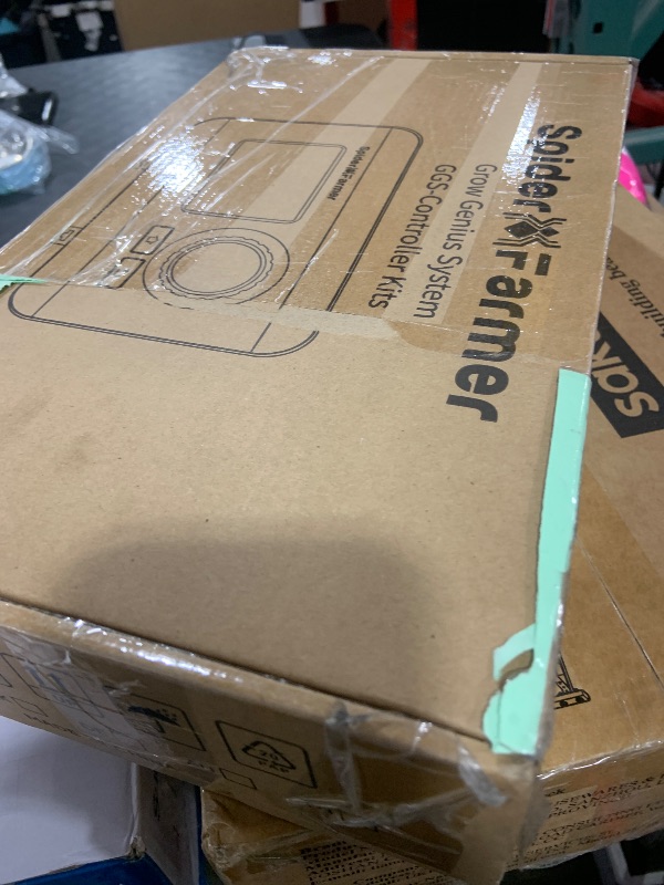 Photo 1 of Spider Farmer GGS Controller Kits, Smart Environmental Controller, Temp Humid Light Sensor and Adapter, Ideal for Indoor Grow Cycle System Auto Management