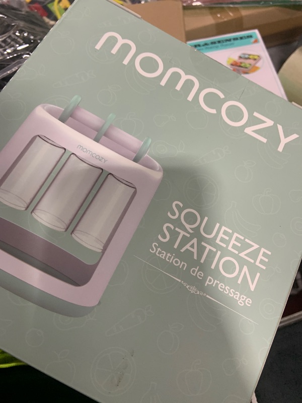 Photo 1 of Momcozy Squeeze Station,Baby Food Maker&Pouch Filler for Homemade Baby Puree, BPA-Free, Dishwasher Safe, with Reusable Baby Food Pouches for Babies & Toddlers
