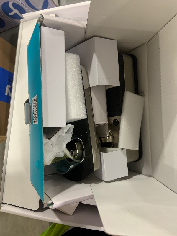 Photo 1 of Veise VE07-H Fingerprint Smart Locks for Front Door with Handle Set, App Control, Keyless Entry Keypad Deadbolt, Digital Electronic Touchscreen, Easy Install, Auto Lock, Satin Nickel
