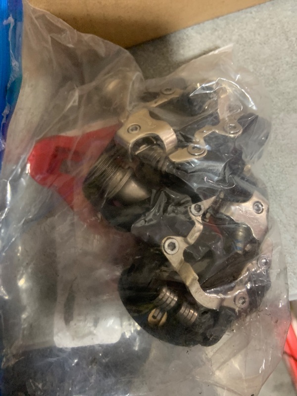 Photo 1 of SPD & Look Delta Spin Bike Pedals, Dual Bicycle Pedals with Clips Cleats for Shimano SPD & Peloton,Indoor Outdoor Cycling Exercise