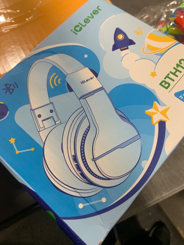 Photo 1 of iClever BTH12 Kids Bluetooth Headphones,Colorful LED Lights,74/85dBA Safe Volume,85H Playtime,Fast Charging,Bluetooth 5.2,Over Ear Kids Headphones Wireles for iPad/Tablet/Airplane, Gradient Pink