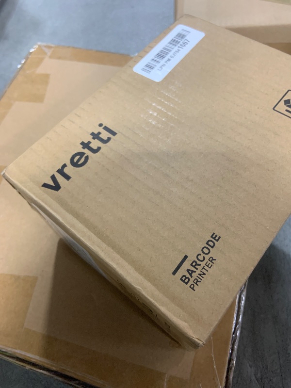 Photo 1 of vretti Thermal Shipping Label Printer - 4x6 Desktop Barcode USB for Small Business & Packages - Compatible with Mac Windows Linux Chrome OS UPS USPS