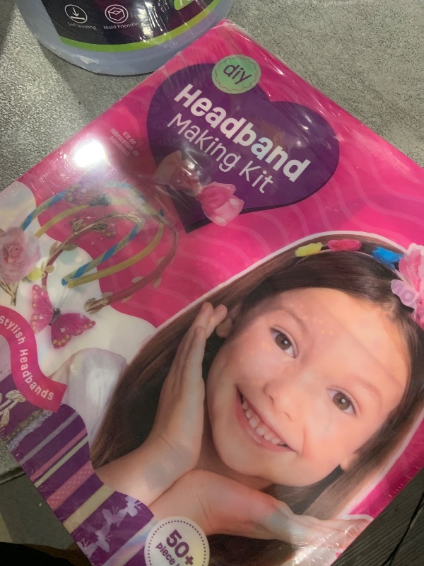 Photo 1 of Pretty Me Headband Making Kit for Girls - Arts & Crafts Gift - Make Your Own Fashion Headbands for Kids - DIY Hair Accessories Set - Gift for Ages 5-12 Year Old Girl - Little Kids Art & Craft Gifts