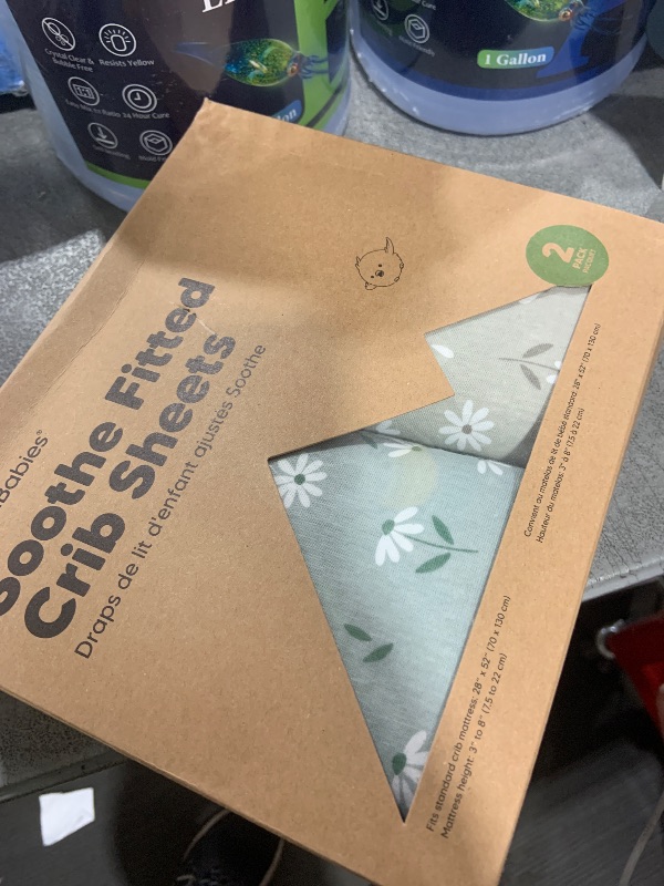 Photo 1 of KeaBabies 2-Pack Organic Crib Sheets for Boys, Girls - 52x28 Fitted Crib Mattress Sheet Neutral, Breathable Jersey Cotton Cover for Baby Bed, Toddler Mattress, Soft & Cute Prints (Daisies)