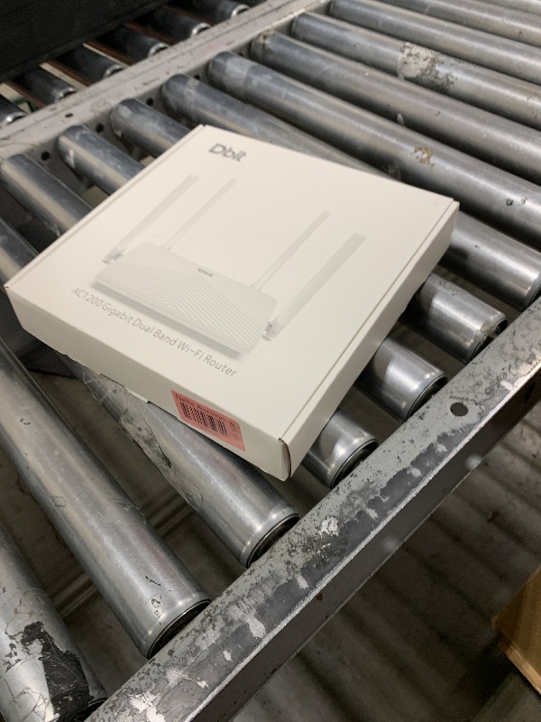 Photo 1 of DBIT AC1200 Gigabit WiFi Router 2.4GHz +5GHz Dual Band MU-MIMO Wireless Internet Router, 4 x 10/100/1000Mbps Ethernet Ports, 4 x 5dBi Antennas, Support Router, AP, Repeater Mode, EasyMesh, White