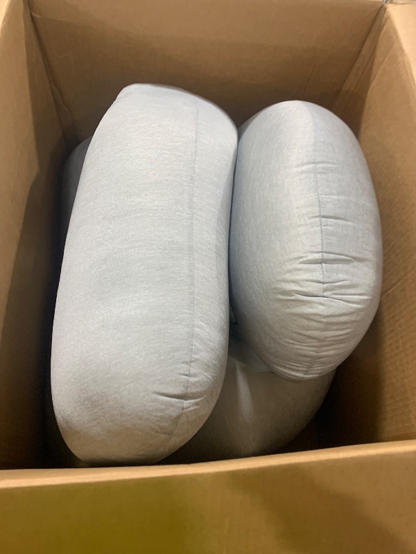 Photo 1 of Momcozy Pregnancy Pillows with Cooling Cover, U-Shaped Full Body Maternity Pillow for Side Sleepers 57 Inch - Support for Back, Hip, Belly, Legs for Pregnant Women